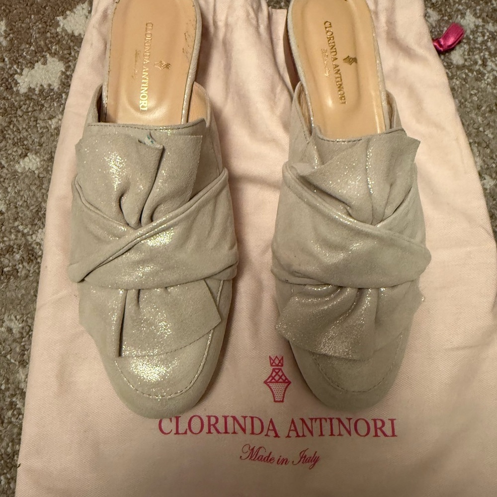 Women's Shimmering Mules